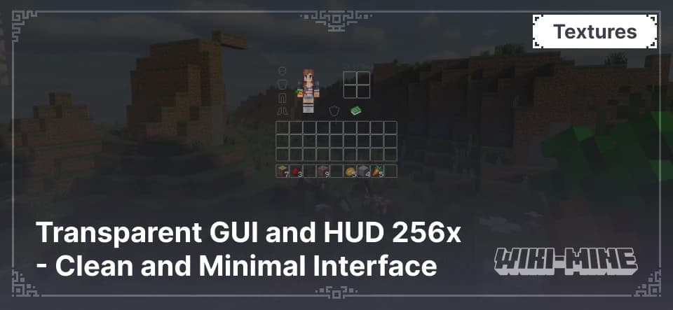 Transparent GUI and HUD 256x – Transparent Game Interface