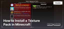 How to Install a Texture Pack in Minecraft