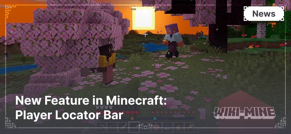 New Feature in Minecraft: Player Locator Bar