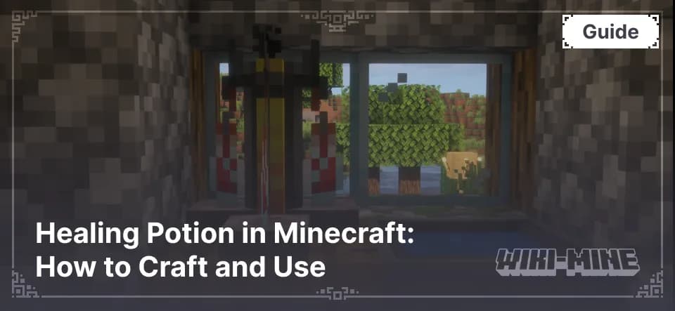 Healing Potion in Minecraft: How to Craft and Use
