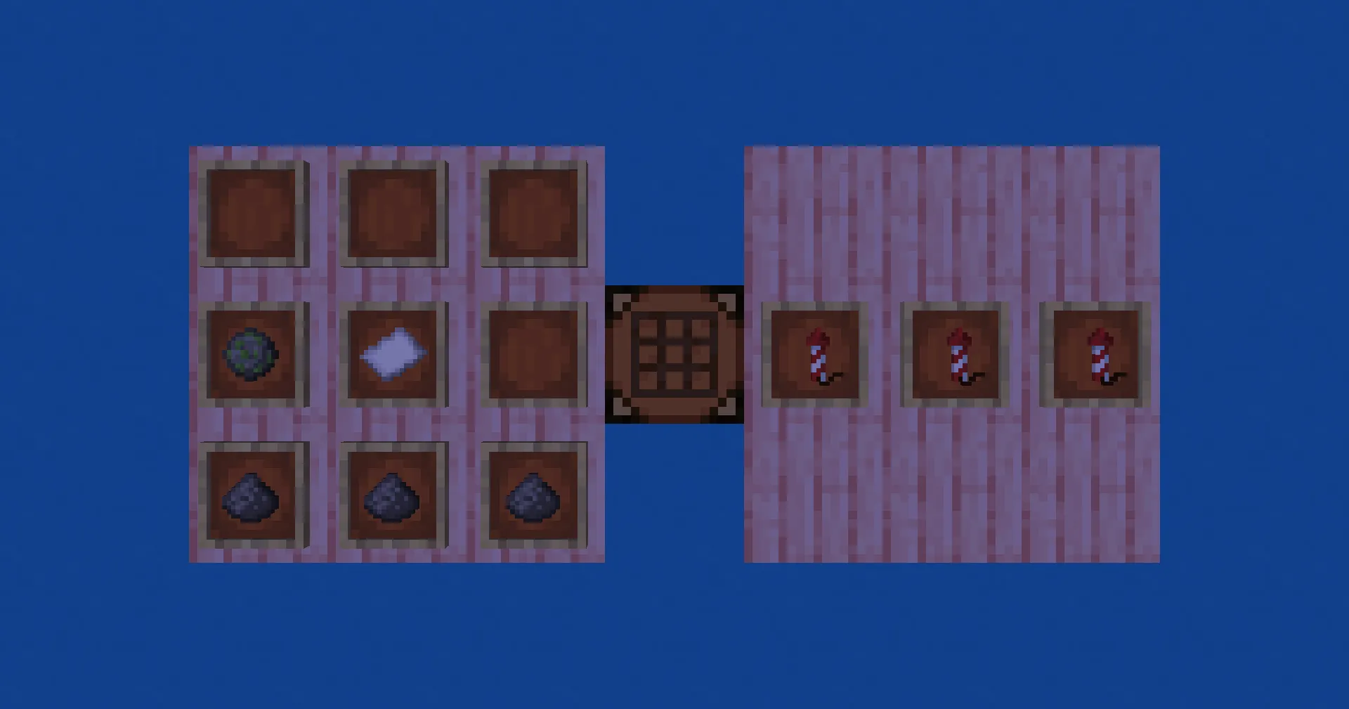 Paper — 1 piece Gunpowder — 1 to 3 pieces (affects flight duration)