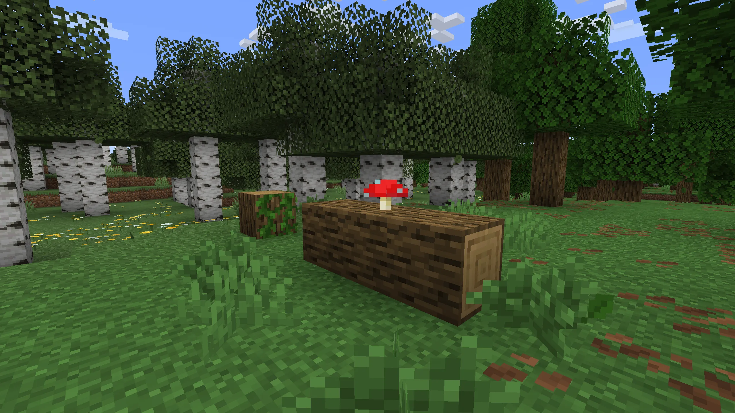 New decorative structures with oak, spruce, birch, and jungle variants. Appear in matching biomes, except in meadows…