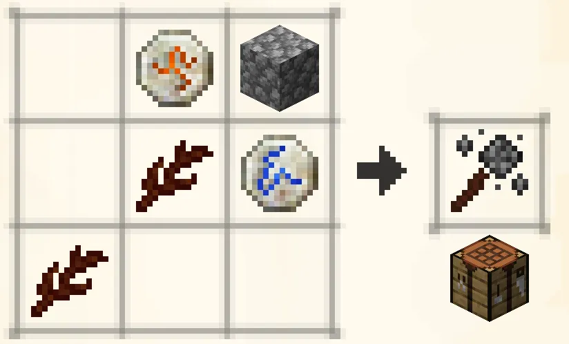 Recipe: cobblestone, Fire and Water Runes, Livingwood Twigs.