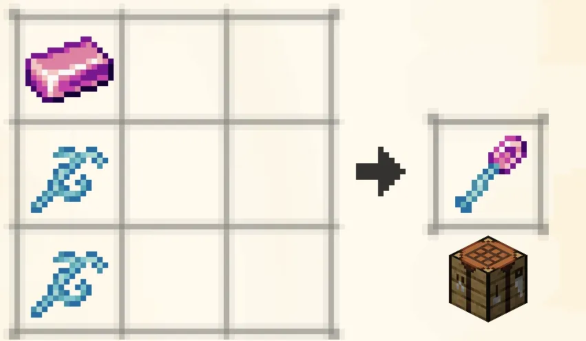 Destroys the entire column of loose blocks (sand/gravel) both above and below the target.