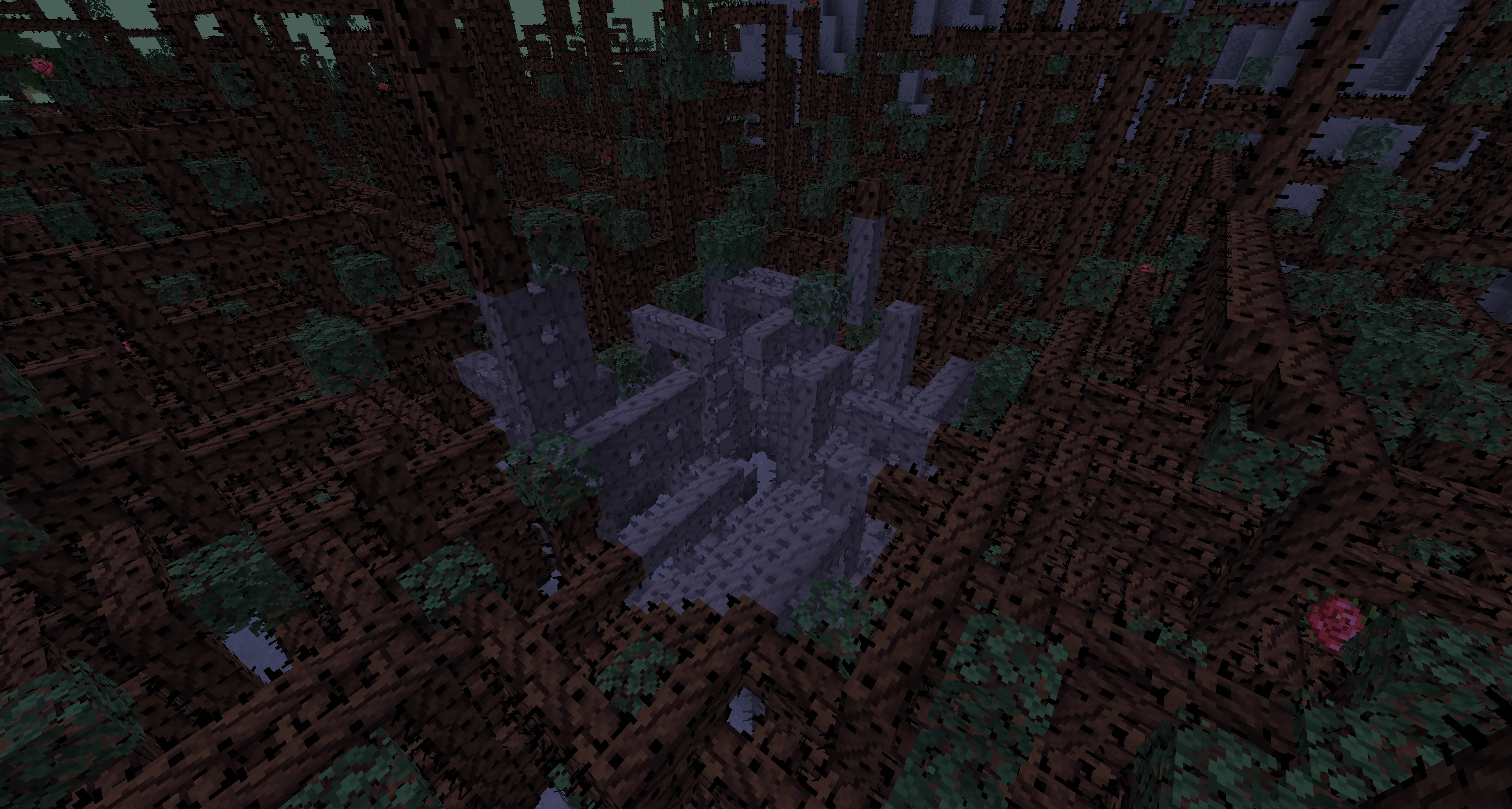 You’ll find two chests inside — one of them holds a lamp. The lamp burns away the thorns surrounding the castle.