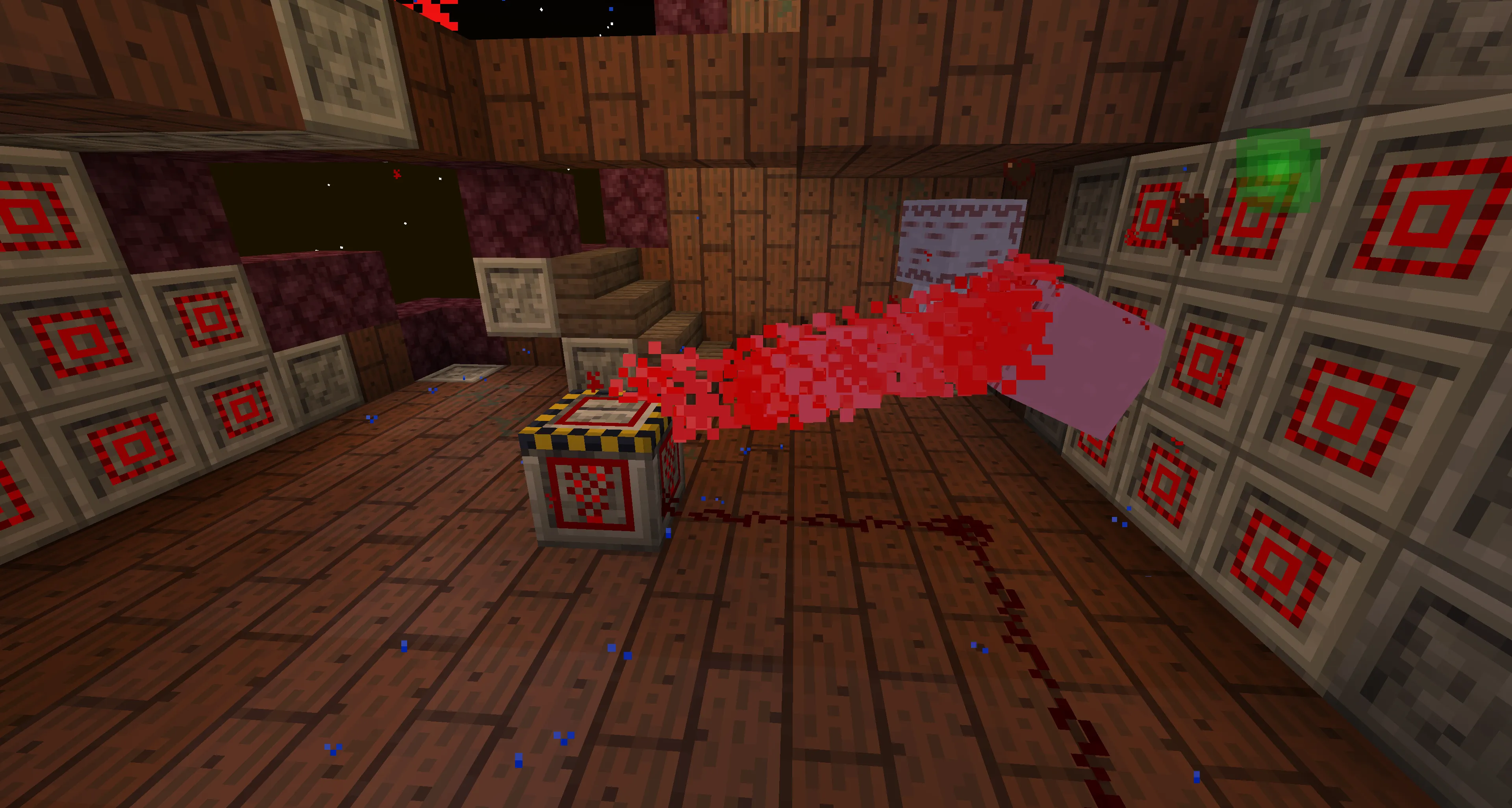 There are traps around the arena’s edges, powered by redstone signals. To power them, you need to kill the small ghasts that…