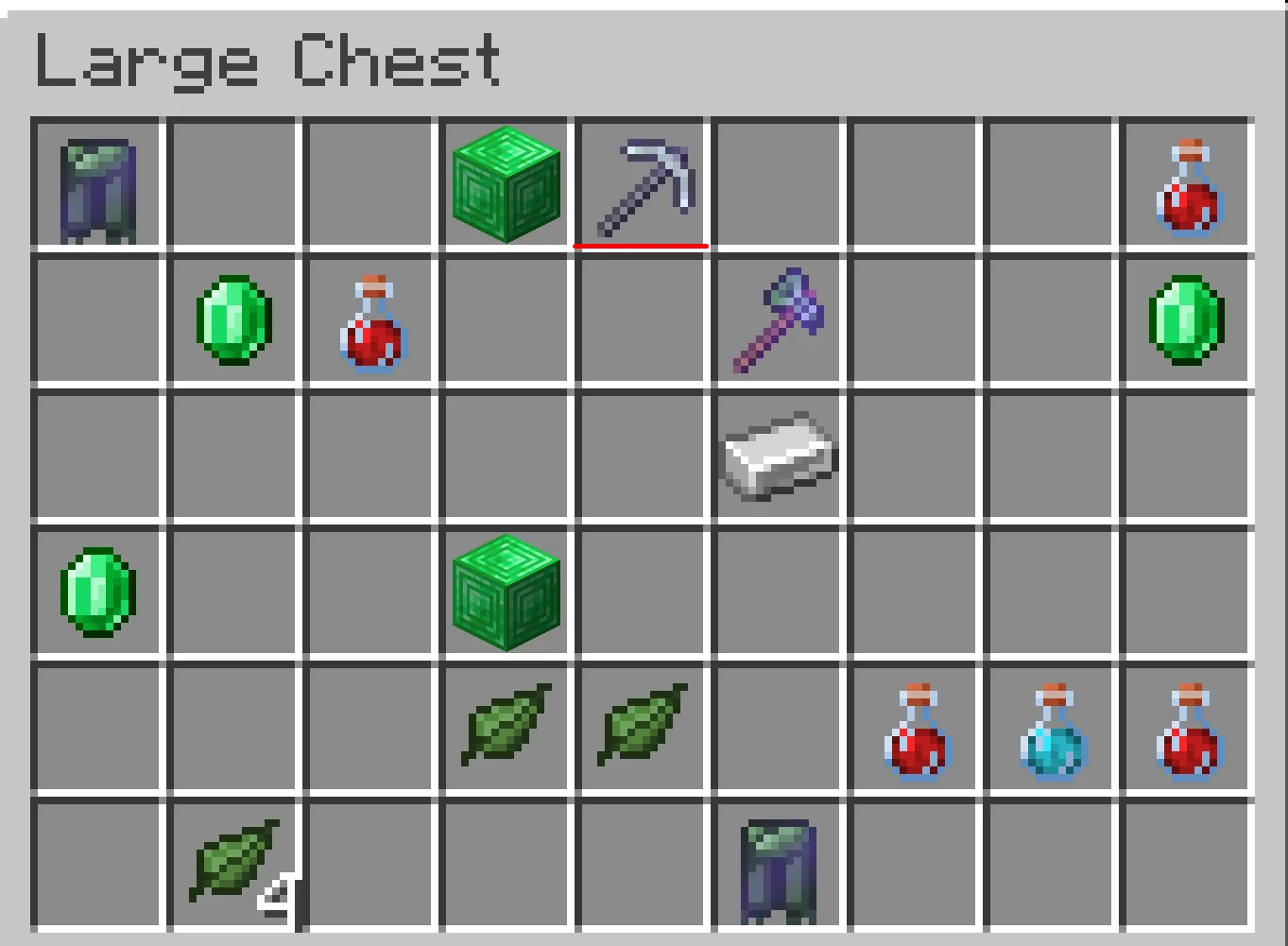Once the trap is disarmed, you can safely break part of the chest and go inside to collect the loot.