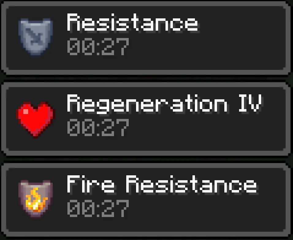 Charm of Life II – fully restores health before death and applies buffs: