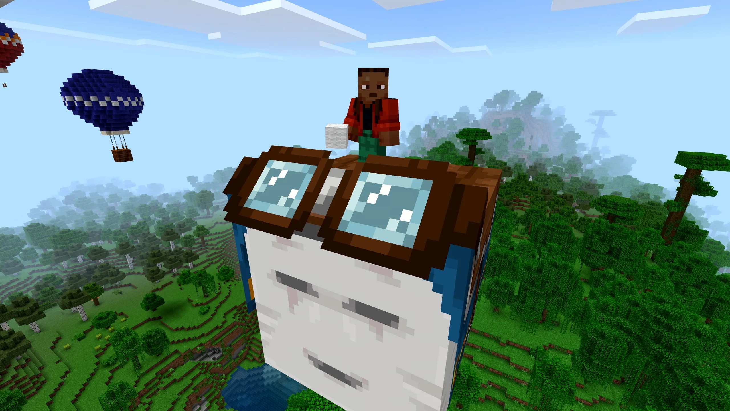 Crafting: 3 leather + 2 glass panes + 1 colored wool. Usage: Allows players to ride the Happy Ghast. The ghast will wear…