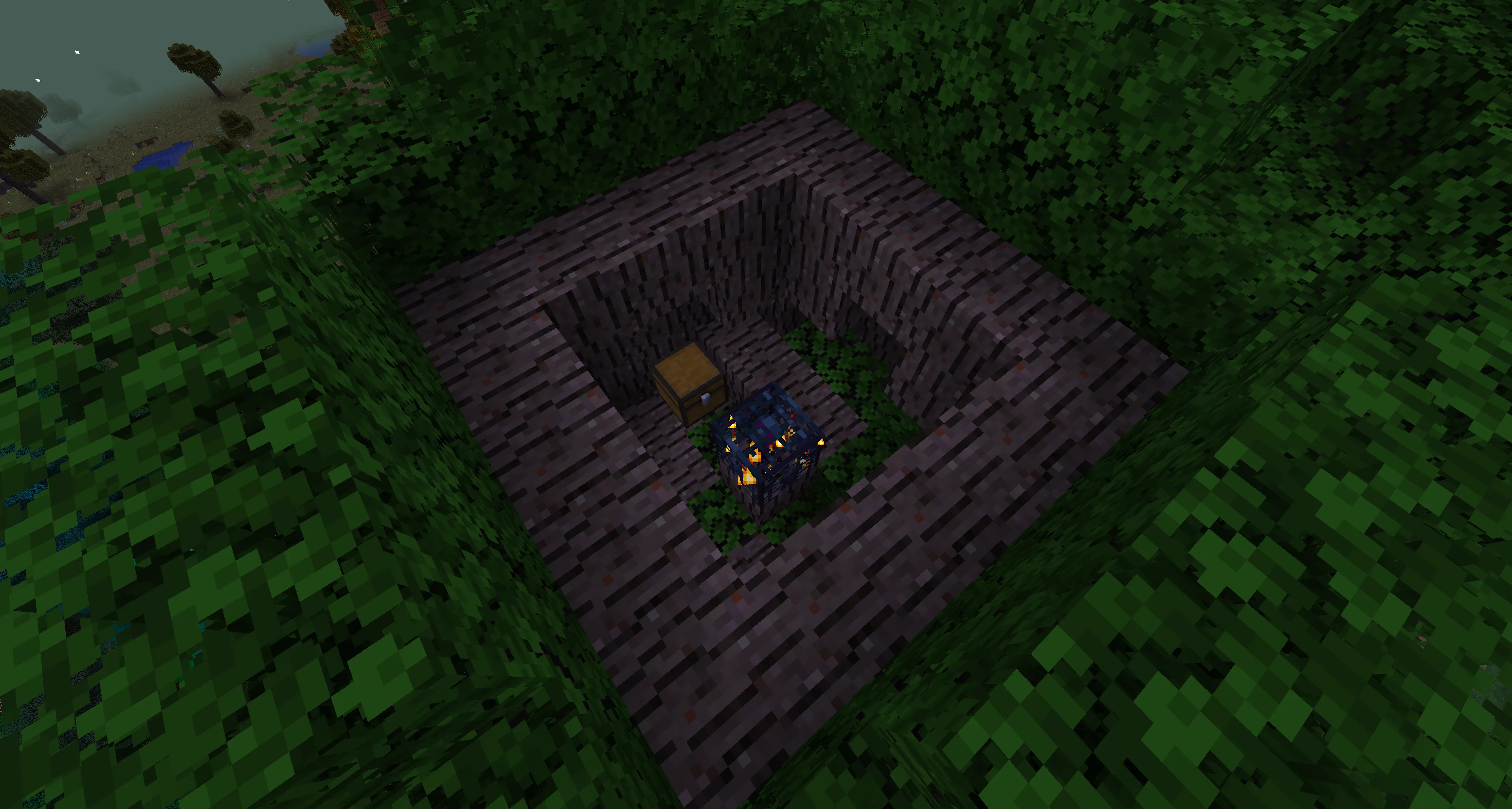 In the chest, you might get one of the five saplings, but sometimes you get nothing — it’s random.